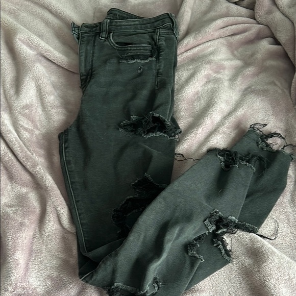 Distressed Black Jeans for Women - Picture 1 of 1